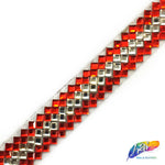 1/2" Multi-Diamond Rhinestone Iron on Trim, IRT-066