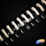 SALE! 1 3/4" Colored Fish Bone Rhinestone Trim, ACR-019