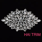 Crystal Gel-Back Rhinestone Iron On Appliques, IRA-033