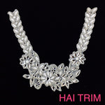 SALE! Gel-Back Rhinestone Appliques, Colored Iron-on Crystal Rhinestone Patches, IRA-041