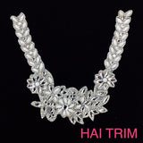 SALE! Gel-Back Rhinestone Appliques, Colored Iron-on Crystal Rhinestone Patches, IRA-041