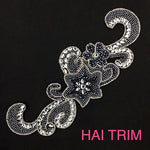 Gel-Back Rhinestone Appliques, Colored Iron-on Crystal Rhinestone Patches, IRA-043