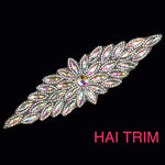 Marquise Motif Iron on Applique, IRA-058