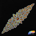 Marquise Motif Iron on Applique, IRA-058