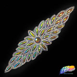 Marquise Motif Iron on Applique, IRA-058