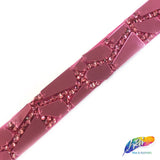 SALE! 1 1/2” Colored Mirror Trim with Acrylic Rhinestones, MT-01