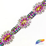2 5/8" Floral Iron on Trim, IRT-076