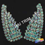 Multicolor Gel-Back Rhinestone Appliques, IRA-080