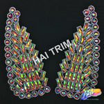 Multicolor Gel-Back Rhinestone Appliques, IRA-080