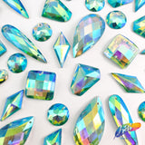 Aqua AB Resin Stones, DDAB05