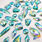 Aqua AB Resin Stones, DDAB05