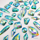 Aqua AB Resin Stones, DDAB05