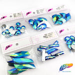 Royal Blue AB Resin Stones, DDAB07