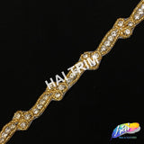 1/2” Beaded Rhinestone Trim (sold by yard piece), BRT-002