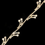 3/4" Tree Branch Crystal Rhinestone Trim, RT-009