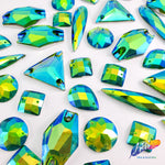 Green AB Resin Stones, DDAB08