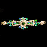 SALE! Fancy Colored Rhinestone Motif Applique, YH-101