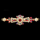 SALE! Fancy Colored Rhinestone Motif Applique, YH-101