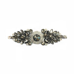 SALE! Fancy Colored Rhinestone Motif Applique on Metal Setting, YH-103