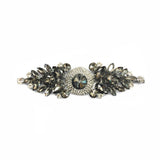 SALE! Fancy Colored Rhinestone Motif Applique on Metal Setting, YH-103