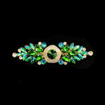 SALE! Fancy Colored Rhinestone Motif Applique on Metal Setting, YH-103