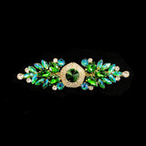 SALE! Fancy Colored Rhinestone Motif Applique on Metal Setting, YH-103