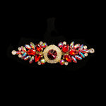 SALE! Fancy Colored Rhinestone Motif Applique on Metal Setting, YH-103