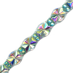 1” Multicolored Resin Stone Iron on Trim, IRT-092