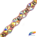 1” Multicolored Resin Stone Iron on Trim, IRT-092