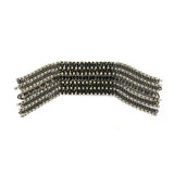 Gunmetal Rhinestone Chain Epaulet, EP-017 (sold per piece)