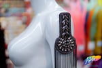 Studded Rhinestone Epaulet with Ball Chain Tassels, EP-028 (sold per piece)