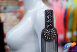 Studded Rhinestone Epaulet with Ball Chain Tassels, EP-028 (sold per piece)