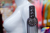 Studded Rhinestone Epaulet with Ball Chain Tassels, EP-028 (sold per piece)
