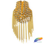 Spike Epaulets with Dangling Chain Tassels, EP-003 (sold per piece)