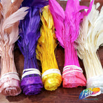 6-8" Stripped Coque Fringe (1/2 Yard)