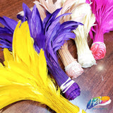 6-8" Stripped Coque Fringe (1/2 Yard)