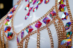 Chained Stone Body Chain, XY3180