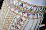 Chained Stone Body Chain Belt, XY4200