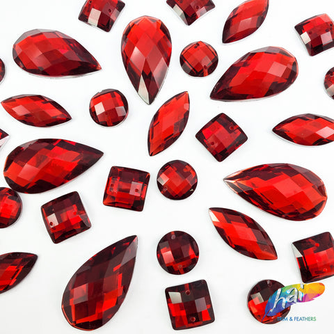 Dark Red Resin Stones, DD16