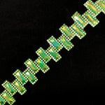 1” Ladder Style Rectangle Rhinestone Iron on Trim, IRT-120