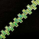 1” Ladder Style Rectangle Rhinestone Iron on Trim, IRT-120