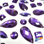 Purple Resin Stones, DD78