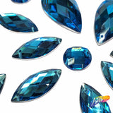 Turquoise Resin Stones, DD09