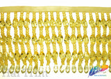 2 1/2" Chunky Acrylic Beaded Fringe, FR-009