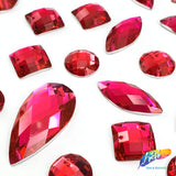 Hot Pink Resin Stones, DD136