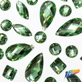 Mint Green Resin Stones, DD27