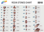 Champagne (Nude) Resin Stones, DD10
