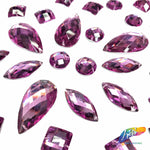 Rose Pink Resin Stones, DD110