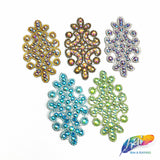 Rhinestone Motif Iron On Applique, IRA-051