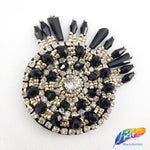 Color Beaded Rhinestone Dreamcatcher Applique,  BA-063